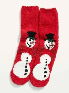 NUEVOS CON ETIQUETAS Calcetines Acogedores Viejos Marino Rojo Nieve Oruga Escarchada Difosa para Hombre NUEVOS - Imagen 1 de 2