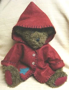 BOYDS BEARS "Elijah Bearringer" Dark Brown Bear w/Green Eyes - All Tags - Picture 1 of 12