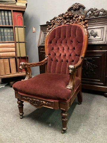 Antique Victorian Armchair, John Jelliff Cover