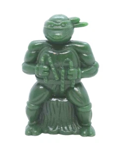 Statuina in plastica vintage Teenage Mutant Ninja Turtles verde 2,25" - Foto 1 di 7