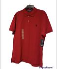 Ultimate Pique Us Polo Assn Cotton Blend Solid Polo  Red Men's Xl
