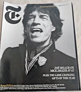 INTERNATIONAL HERALD TRIBUNE STYLE MAG DEC 11TH 2010 MICK JAGGER BRAND NEW £9.99 - Imagen 1 de 2