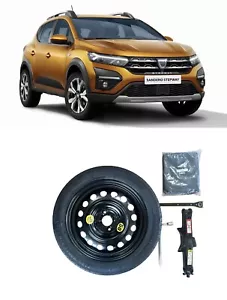 KIT Ersatzrad Notrad 16" DACIA SANDERO/ STEPWAY +Wagenheber Schlüssel und Tasche - Bild 1 von 7