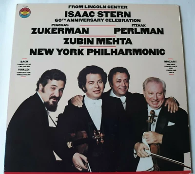 Isaac Stern 60th Anniversary Celebration w/ P. Zukerman, I. Perlman, NYP, Mehta - Image 1 of 4