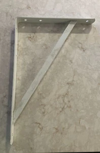 Everbilt 14826 16” x 10” White Heavy Duty Shelf Brackets (2) NEW READ FAST SHIP - Picture 1 of 4