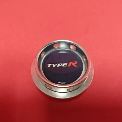 TAPA DE LLENADO DE ACEITE DE MOTOR FORJADO CROMADO TIPO R para CIVIC EP3 FN2 FK2 INTEGRA DC5 K20 Foto 1 de 4