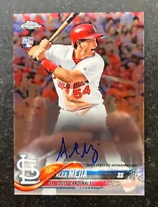 2018 Topps Chrome Rookie Autographs Alex Mejia - Picture 1 of 2