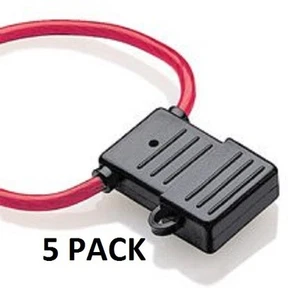 PAQUETE DE 5 - FUSIBLE MAXI HOJA EN LÍNEA 8 AWG / CALIBRE 60 AMPERIOS # FHMAXI-5PK - Imagen 1 de 2