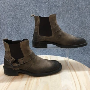 Rocket Dog Boots Womens 11 Ankle Chelsea Harness Casual Brown Leather Pull On - Picture 1 of 19