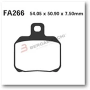 Yamaha XQ Maxster-125 cc 2001-2003 PASTIGLIA EBC FA266 POSTERIORE - Imagen 1 de 8