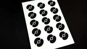 POPPY 15 pcs Petal Flowers Poppies Airbrush Stencil Card Body Wall Painting Lot - Picture 1 of 1