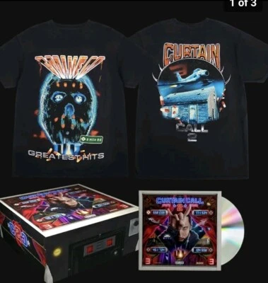 Eminem Curtain Call 2 CD Box Set-Size Large  T-Shirt - unopened, in hand! - Image 1 of 2
