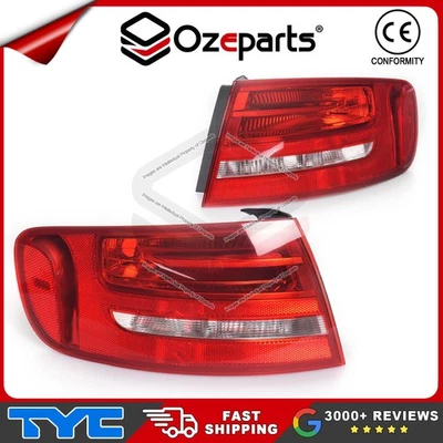Pair LH+RH Tail Light Rear Lamp (No LED) For Audi A4 B8 2008~2012 Wagon Avant - Image 1 of 4