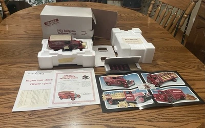 Camión de reparto Budweiser Danbury Mint diecast 1/24 - 1931 con barriles y cajas Foto 1 de 4