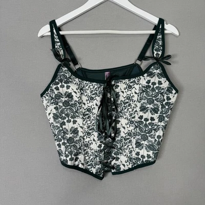 Обожаю меня Alex корсет Топ женщин 0 X зеленый цветочный бюстье прихотливый ренессанс - Изображение 1 из 4