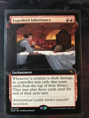 MTG Expedited Inheritance Borderless Murders at Karlov Manor MKM 0404 Mythic NM - Image 1 of 2