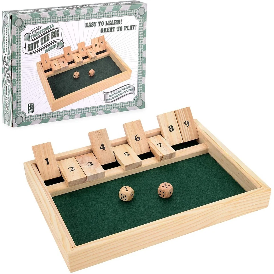 Toyrific TY4660 Shut The Box Board Game