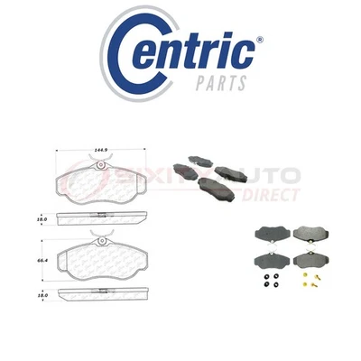 Centric Posi Quiet Metallic Brake Pads w Shims for 1999-2004 Land Rover fw - Imagem 1 de 4