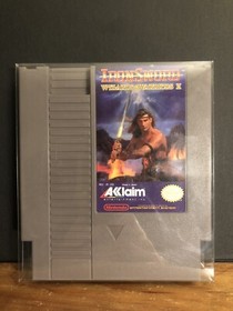 🔥Iron Sword Wizards & Warriors II-TESTED/WORKS-NES Game W/￼Protective Case🔥