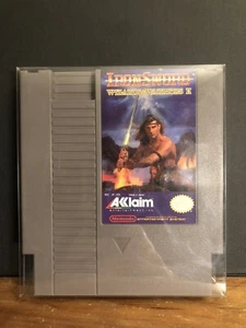  Iron Sword Wizards & Warriors II-TESTATO/WORKS-NES gioco con custodia protettiva - Foto 1 di 4