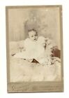 Antique Photo - Baby On Fur Covering - Grossman &amp; Owings - Springfield, OH