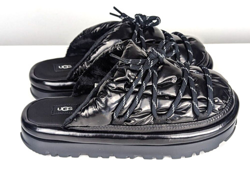 Sandalo donna 7 UGG HI Shine Spaceslider Slide nero