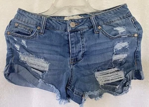 Altard State Women Distressed Denim Jean Short Size 27 - 5 - Picture 1 of 6