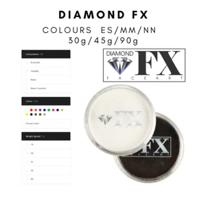 Professionelle Gesichtsfarbe & Körper Make-up von Diamond FX (DFX): 30g/45g/90g ES/MM/NN - Bild 1 von 35