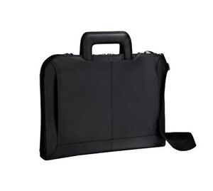 Dell 13" Executive Leather Attache Notebook Bag Carrying Case W/ Strap 10H6F