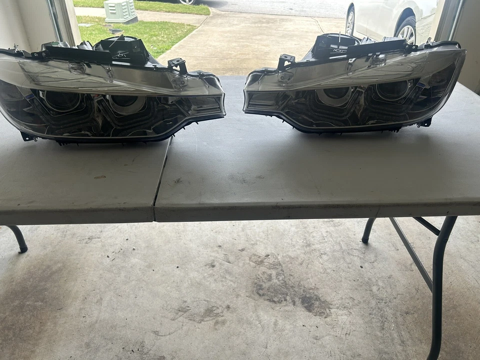 12-15 Fit BMW F30 328i 335i HID Sedán LED U-Bar Cromo Proyector DRL Faro Foto 1 de 4