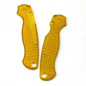 Ultem Scales Custom Griffschalen Spyderco Paramilitary 2 - C81 transparent * NEU - Bild 1 von 6