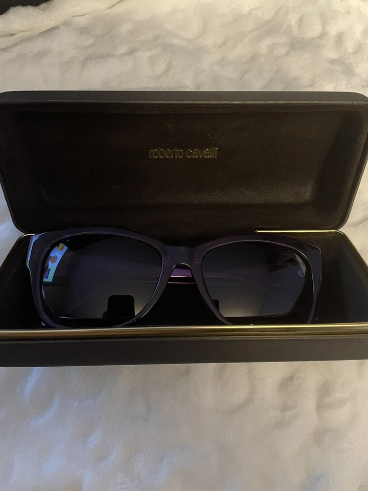 Gafas de sol Roberto Cavalli Acamar para mujer mate violeta ojo de gato - RC785S 82B Foto 1 de 4