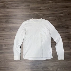 Cotton & Co. Long Sleeve Cream White Shirt Men Size Medium - Picture 1 of 3