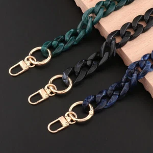 Borsa a tracolla 40~120 cm borsa a mano ricambio tracolla retrò acrilico tracolla catena - Foto 1 di 22