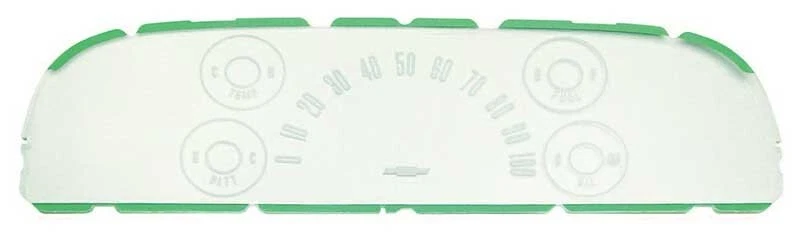 Chevy C10 1960-63, camioneta K20, lente de cuadro de instrumentos suburbano con indicadores inferiores Foto 1 de 1