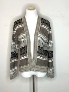 Peruvian Connection Womens Open Front Cardigan Sweater Knit Pima Cotton Sz S - Picture 1 of 6