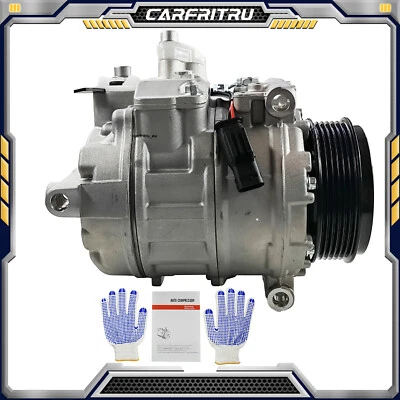 New A/C Compressor w/ Clutch for Mercedes-Benz W222 S550 2014-2015 S63 AMG 2014 - Image 1 of 4