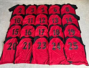 Lot of 21 soccer jerseys - Mens Large and XL - Picture 1 of 3