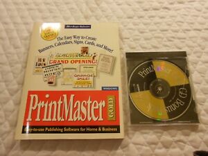 Print master Gold Cd For Macintosh Version 3.1 With Manual