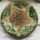 19th Century GS&H Etruscan American Majolica STARFISH Cauliflower Dinn