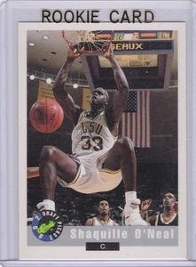 SHAQUILLE O'NEAL ROOKIE CARD 1992 Classic #1 DRAFT PICK RC Shaq Basketball LSU! - Picture 1 of 2