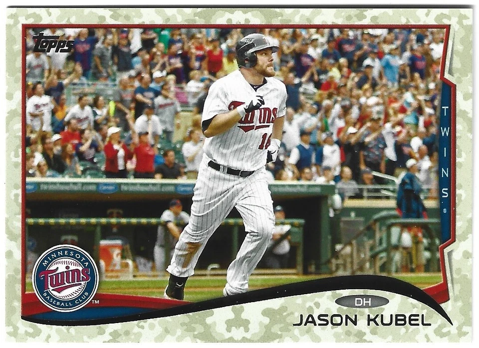 2014 Topps Camo #405 Jason Kubel #76/99 - Minnesota Twins - Image 1 of 1
