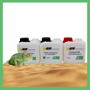 3 kg TOP Epoxidharz Versiegelung für Terrarium und Aquarium klar (14,32 EUR/kg) - Bild 1 von 2