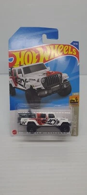 Hot Wheels White '20 Jeep Gladiator Diecast Model Baja Blazers 1:64 New HCW66  - Image 1 of 4