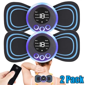 Mini Electric Neck Massager Back Full Body Stimulator Pain Relief Device Health - Picture 1 of 10