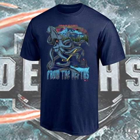 NEW!! Seattle Kraken From the D3pths 2023 Play-offs Team T-Shirt Gift Fan S-3XL Cover