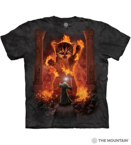 New The Mountain You Shall Not Pass Gandalf Lord of the Rings Cat Kitten T-Shirt - Picture 1 of 3