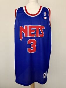 Nets New Jersey 90s #3 Dražen Petrović NBA Champion USA Croatia Yugoslavia...