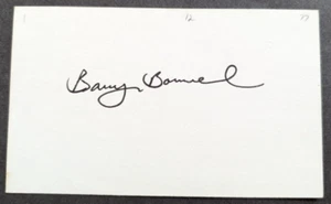 Barry Bonnell - 1977 Debut Autographed 3x5 Index Card - Atlanta Braves - Picture 1 of 2