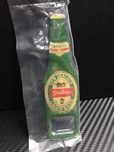 New Zealand Steinlager Flat Bottle Opener Man Cave Bar Vintage Retro New Sealed - Picture 1 of 4